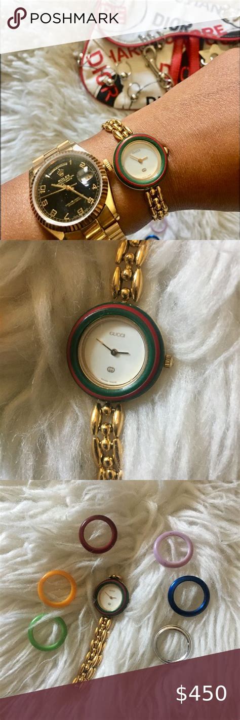 gucci changeable watch